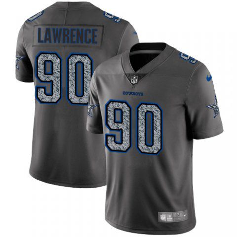 Men Dallas cowboys #90 Lawrence Nike Teams Gray Fashion Static Limited NFL Jerseys